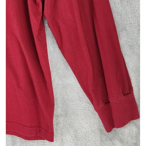 Polo Ralph Lauren Shirt Mens XXL Red Blue Embroidered Logo Long Sleeve Pullover - Picture 8 of 10